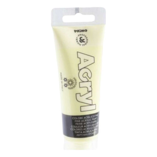 Picture of PRIMO 75ML ACRYLIC PAINT PASTEL LEMON YELLOW